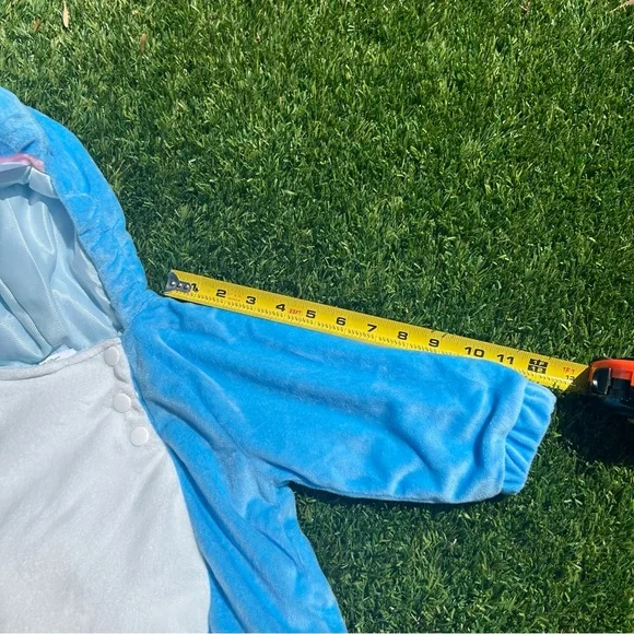 Baby Shark Halloween Costume Pullover Top 12-18M (Months) Hyde & EEK! Plush Blue - Picture 13 of 13